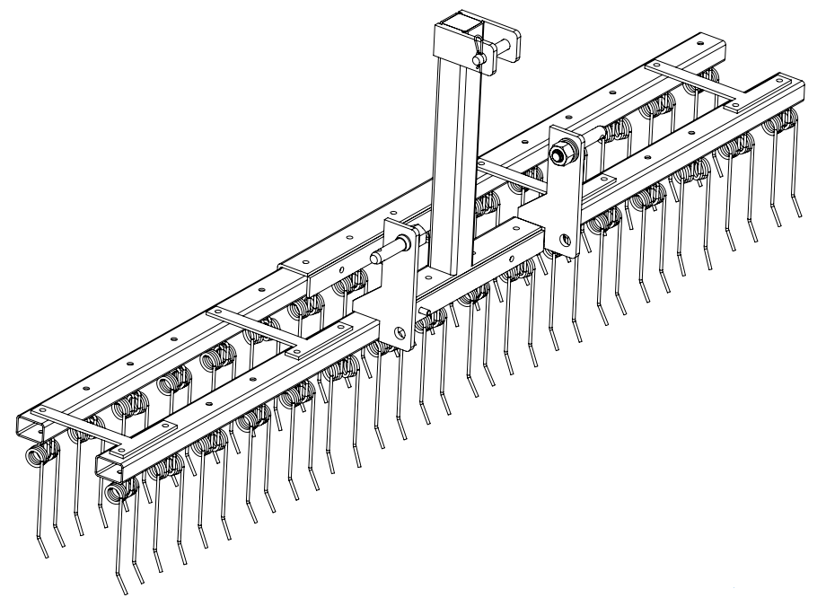 Ekstra rive bom til 2 meter riven