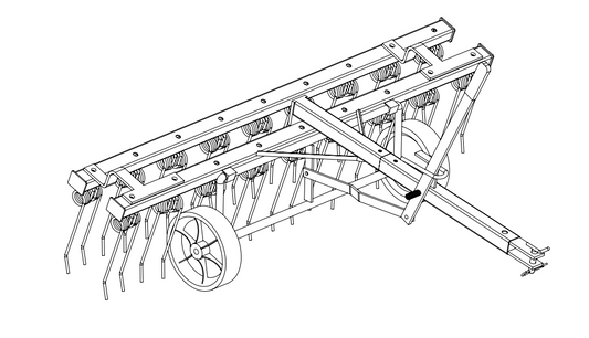 Luxus dobbelt rive bom til 110 cm riven